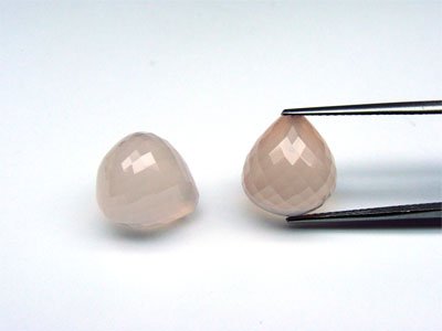 Rose Quartz Onion Tear Drops